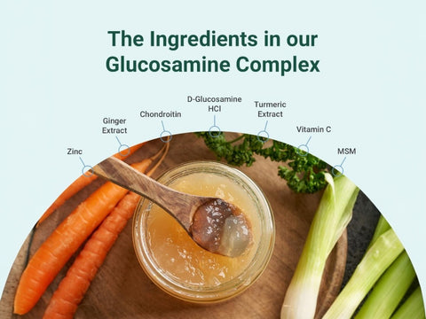 Hey Nutrition Glucosamine Complex, MSM & Turmeric - 90 Capsules