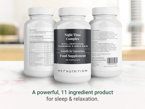Hey Nutrition Night Time Relaxation Complex - 60 Capsules