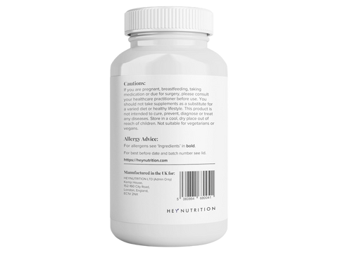 Supplement facts & barcode panel showing high EPA and DHA concentration.