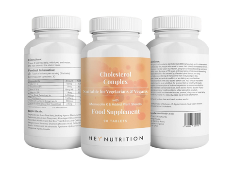 Hey Nutrition Plant Sterols & Pine Bark Complex - 90 Tablets