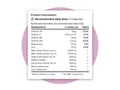 Supplement facts panel for women's herbal and vitamin complex.