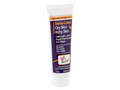  side view Tube of Derma-Lotion for dry skin and itchy skin on a white background