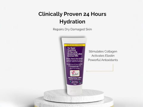 Hope’s Relief Moisturising Lotion tube 145g how to use