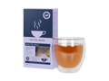 HOTTEA MAMA tea packaging with a glass of tea on a white background
