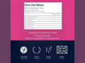 Supplement package with dietary supplement facts and branding elements on a pink and purple background