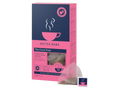 Hottea Mama tea packaging with a pink and blue design on a white background