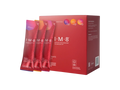 A red box of I-M-8 Ultimate Intimacy with three individual sachets standing in front on a plain white background.