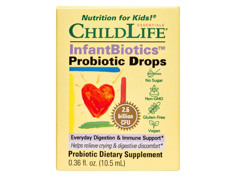 ChildLife Essentials InfantBiotics Probiotic Drops 10.5ml front view box packaging