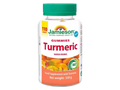 Jar of Jamieson Turmeric Mango Orange Gummies, 110 count, on white background.