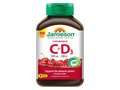 Jamieson Vitamin C + D3 Chewable Tablets bottle, cherry flavour, 300 count.
