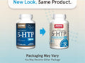 Jarrow Formulas 5-HTP 100 mg Serotonin Precursor Supplement – 60 Veggie Capsules bottle front view- Packaging May Vary