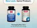 Jarrow Formulas Adrenal Optimizer Healthy Stress Response Adaptogenic Supplement – 120 Tablets bottle front view packaging may vary