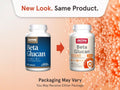 Jarrow Formulas Beta Glucan 250 mg Immune Support Supplement – 60 Capsules bottle front view- Packaging May Vary
