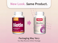 Jarrow Formulas Biotin 5000mcg Supplement - 100 Veggie Capsules. Old & new packaging.