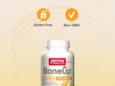 Jarrow Formulas BoneUp 1000 mg Bone Health Calcium Supplement – Capsules ingredients and product information label