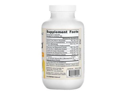 Jarrow Formulas BoneUp 1000 mg Bone Health Calcium Supplement – Capsules product barcode on 360 bottle