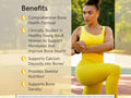 Jarrow Formulas BoneUp 1000 mg Bone Health Calcium Supplement – Capsules benefits infographic for bone density support