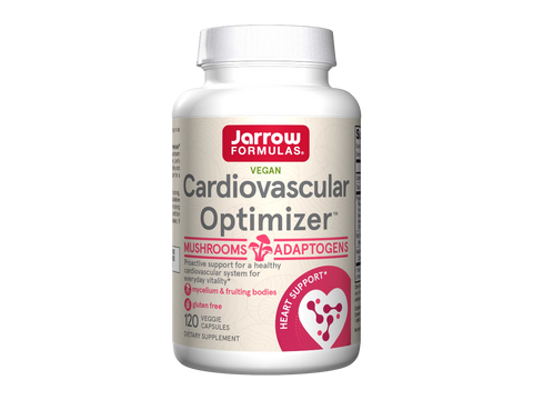 Jarrow Formulas Cardiovascular Optimizer Heart Health Supplement – 120 Capsules bottle front view