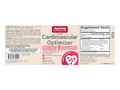 Jarrow Formulas Cardiovascular Optimizer Heart Health Supplement – 120 Capsules Supplement Facts & barcode panel