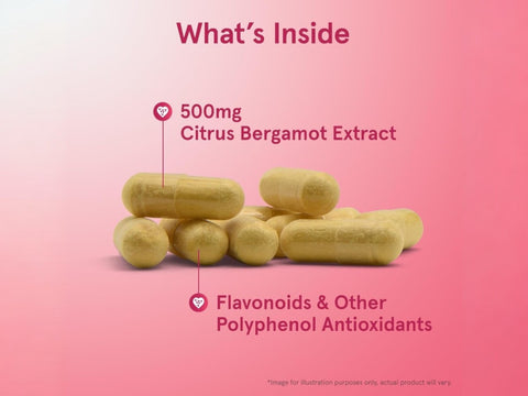 Jarrow Formulas Citrus Bergamot Flavonoid Supplement – 60–120 Veggie Capsules ingredients and product information label