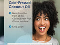 Jarrow Formulas Coconut Oil Extra Virgin 1000 mg Supplement – 120 Softgels medium chain triglycerides ingredient infographic