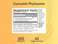 Jarrow Formulas Curcumin Phytosome 500 mg Turmeric Extract Supplement – 60–120 Veggie Capsules Supplement Facts panel