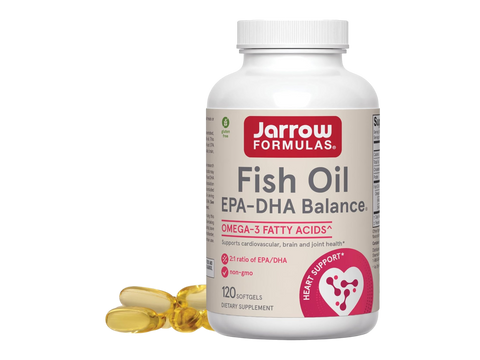 Jarrow Formulas EPA-DHA Balance 600 mg Omega-3 Fish Oil Supplement – 120  Softgels bottle front view