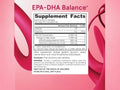 Jarrow Formulas EPA-DHA Balance 600 mg Omega-3 Fish Oil Supplement – 120–240 Softgels Supplement Facts panel