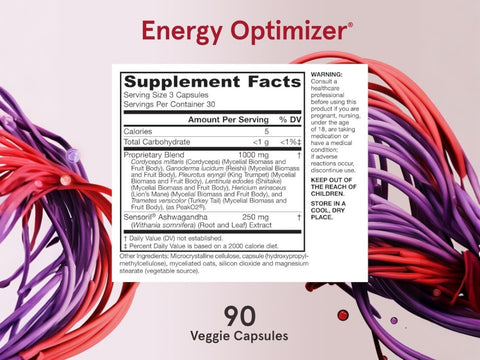 Jarrow Formulas Neuro Optimizer Brain Health and Cognitive Support Supplement – 120 Capsules Supplement Facts panel