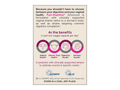 Jarrow Formulas Fem-Dophilus Advanced 10 Billion CFU Women’s Probiotic Supplement – 30 Veggie Capsules product information panel for women’s health benefits