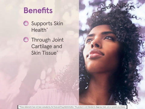 Jarrow Formulas Hyaluronic Acid 120 mg Joint and Skin Support Supplement – 60–120 Veggie Capsules benefits infographic for skin hydration and joint lubrication