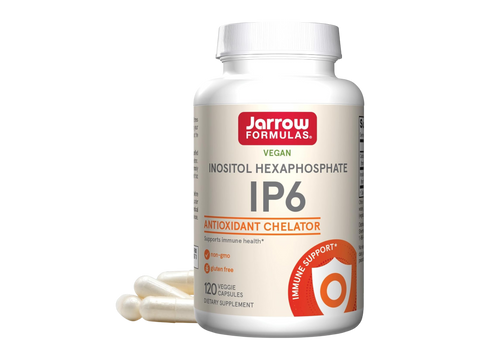 Jarrow Formulas IP6 Inositol Hexaphosphate Supplement – 120 Veggie Capsules bottle front view