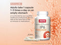 Jarrow Formulas IP6 Inositol Hexaphosphate Supplement – 120 Veggie Capsules How to Use directions label