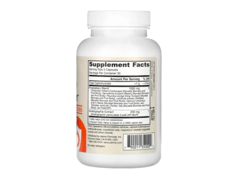 Jarrow Formulas Immune Optimizer Mushroom and Adaptogen Immune Support Supplement – 90 Veggie Capsules product barcode on bottle