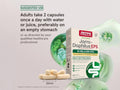 Jarrow Formulas Jarro-Dophilus EPS Multi-Strain Probiotic Supplement – 60 EnteroGuard Veggie Capsules How to Use directions label