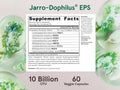 Jarrow Formulas Jarro-Dophilus EPS Multi-Strain Probiotic Supplement – 60 EnteroGuard Veggie Capsules Supplement Facts panel