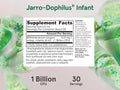 Jarrow Formulas Jarro-Dophilus Infant 1 Billion CFU Probiotic Supplement – 15 ml Supplement Facts panel