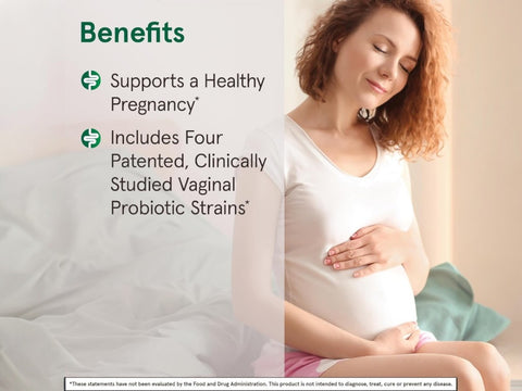 Jarrow Formulas Jarro-Dophilus Prenatal Maternity Probiotics 6 Billion CFU – 30 Veggie Capsules benefits infographic for pregnancy and maternal microbiome support