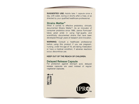 Jarrow Formulas Jarro-Dophilus Ultra Gut Rescue 50 Billion CFU Probiotic Supplement – 60 Delayed Release Veggie Capsules How to Use directions label