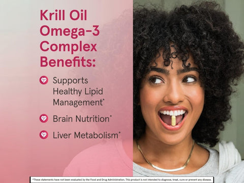Jarrow Formulas Krill Oil Omega-3 Supplement – 60–120 Softgels benefits infographic for heart and brain support
