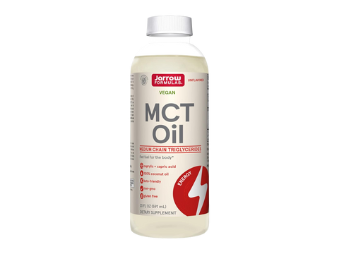 Jarrow Formulas MCT Oil Medium Chain Triglycerides Supplement – 591 ml bottle front view