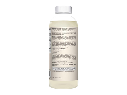Jarrow Formulas MCT Oil Medium Chain Triglycerides Supplement – 591 ml How to Use directions label