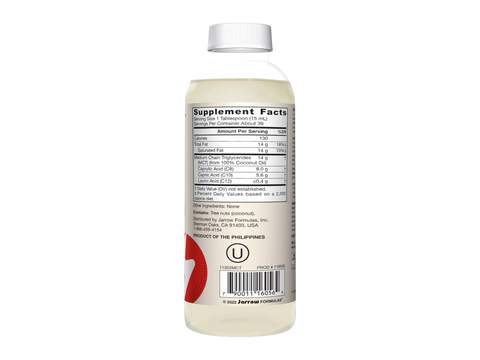 Jarrow Formulas MCT Oil Medium Chain Triglycerides Supplement – 591 ml product barcode on bottle