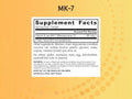 Jarrow Formulas MK-7 90 mcg Vitamin K2 Supplement – 60–120 Softgels Supplement Facts panel