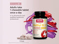 Jarrow Formulas Methyl B-12 Lemon 1000 mcg Vitamin B12 Supplement – 100 Chewable Tablets How to Use directions label