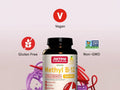 Jarrow Formulas Methyl B-12 Lemon 1000 mcg Vitamin B12 Supplement – 100 Chewable Tablets bottle angled view