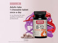 Jarrow Formulas Methyl B-12 Tropical 2500 mcg Vitamin B12 Supplement – 100 Chewable Tablets How to Use directions label