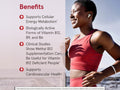 Jarrow Formulas Methyl B-12 and Methyl Folate Cherry Vitamin B Supplement – 60 Chewable Tablets benefits infographic for energy metabolism and nervous system support