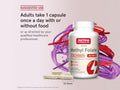 Jarrow Formulas Methyl Folate 400 mcg Folate Supplement – 60 Veggie Capsules How to Use directions label