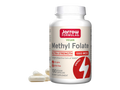 Jarrow Formulas Methyl Folate 1000 mcg Folate Supplement – 100 Veggie Capsules bottle front view